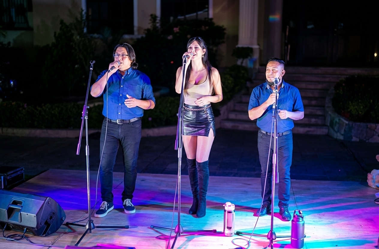 Voz y Viento grupo musical en concierto en vivo